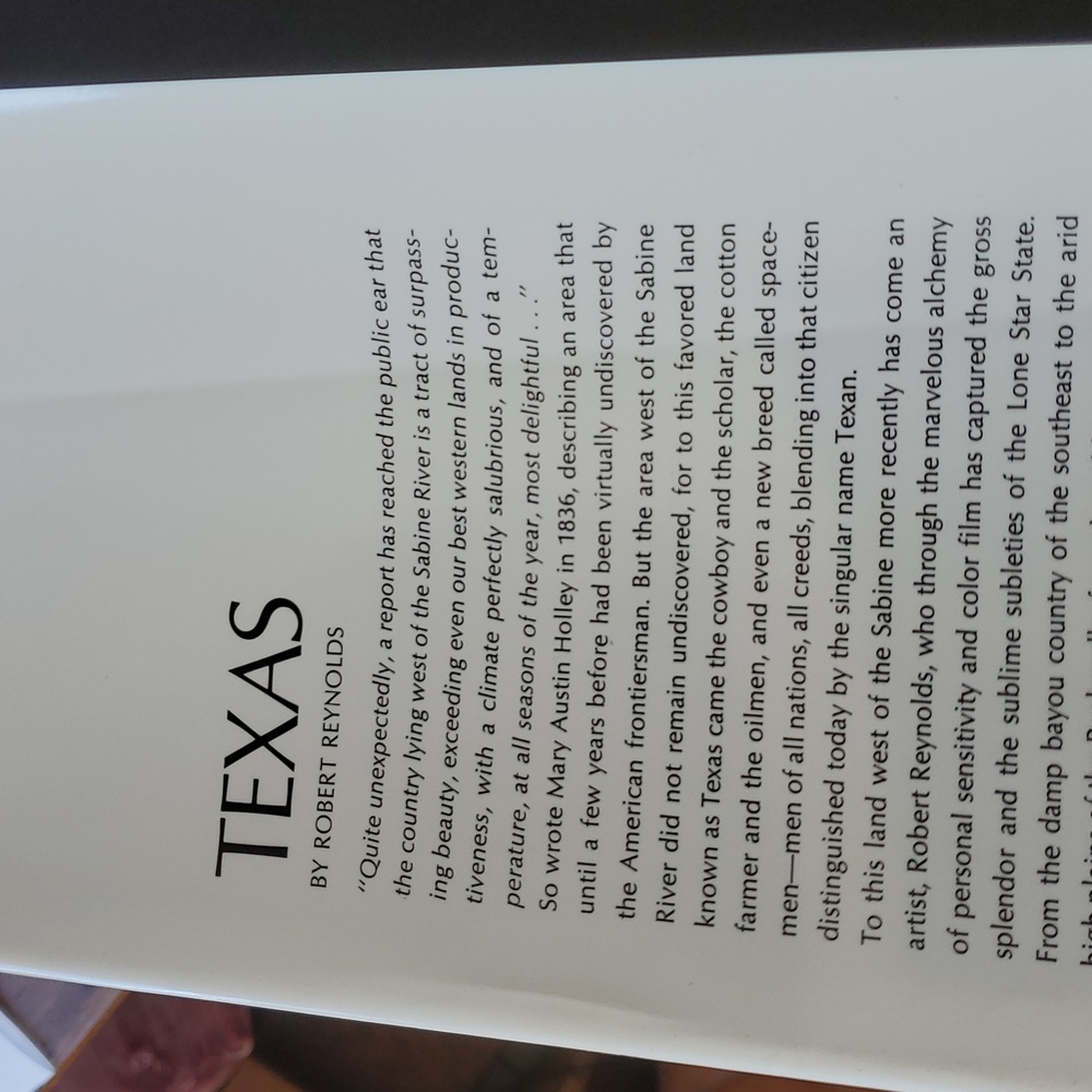 TEXAS BY ROBERT REYNOLDS 1973 - Picture 3 of 12
